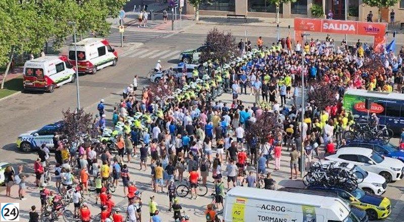 Multitud rinde homenaje al ciclista que perdió la vida en la Vuelta Ribera del Duero.