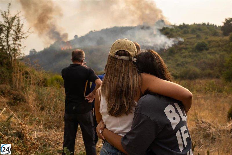 CyL clasifica seis incendios como principales, con cinco de ellos en gravedad leve.