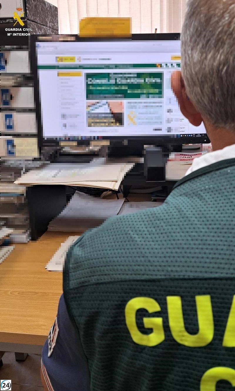 En Palencia, un hombre bajo la lupa por registrar a un empleado en cursos en línea sin autorización.