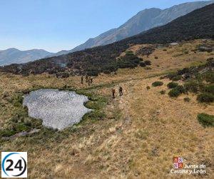 Salvan a bombero herido en Velilla (Palencia) tras accidente en el combate contra incendios.