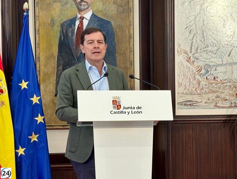 Mañueco se presentará el viernes en las Cortes para detallar la gestión de los incendios.