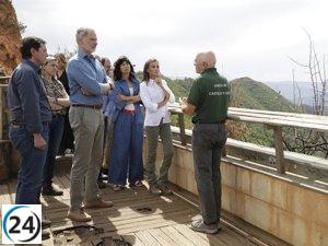 Solidaridad en Las Médulas: Don Felipe y Doña Letizia se encuentran con las víctimas en León.
