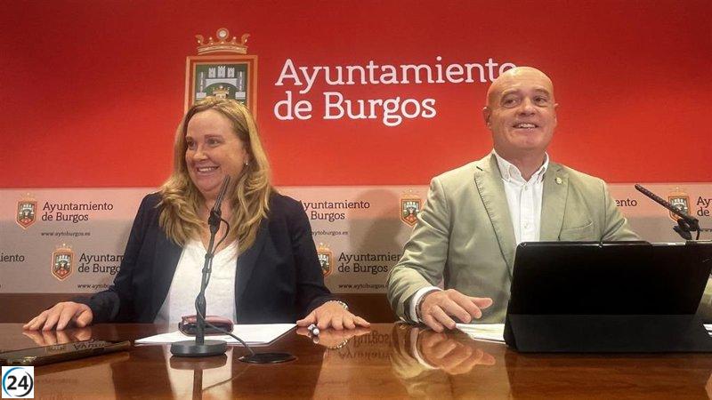 La alcaldesa de Burgos pide a la oposición que respalde la reducción del IBI ante el aumento de la tasa de basura.