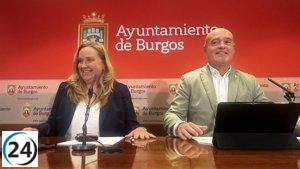 La alcaldesa de Burgos pide a la oposición que respalde la reducción del IBI ante el aumento de la tasa de basura.