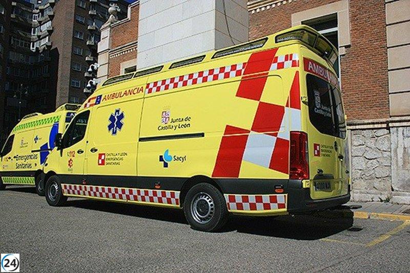 Accidente en Bustillo del Páramo: un fallecido y dos heridos tras choque entre moto y coche.