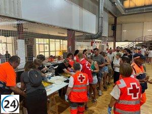 Cruz Roja despliega 597 voluntarios y 55 refugios en CyL para ayudar a víctimas de incendios.