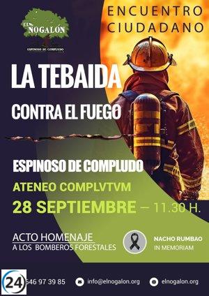 La Tebaida en León rendirá tributo el 28 de septiembre a un brigadista que perdió la vida en el incendio de Espinoso.