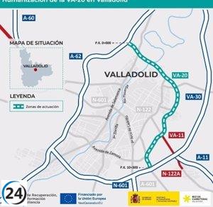 Transporte destina 12 millones para mejorar la seguridad de peatones y ciclistas en la VA-20.