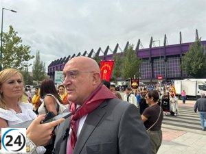 Carnero aboga por el respeto y la civilidad en las protestas de la Vuelta en Valladolid.