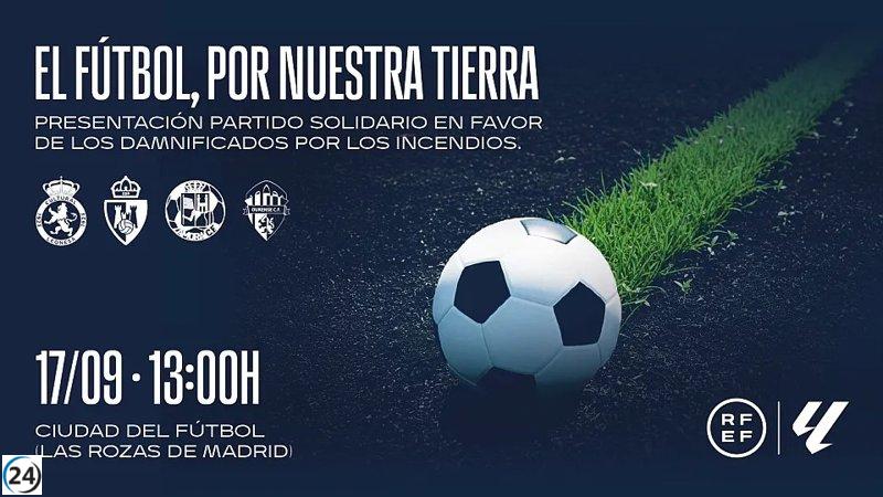 Organismos del fútbol se unen para respaldar a las comunidades afectadas por los incendios en Castilla y León y Galicia.