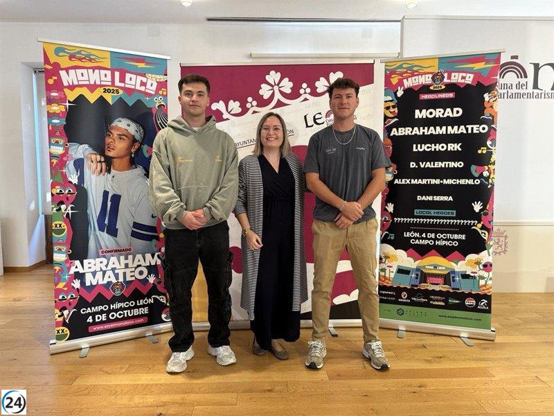 Abraham Mateo se une a la alineación del Festival Monoloco en León.