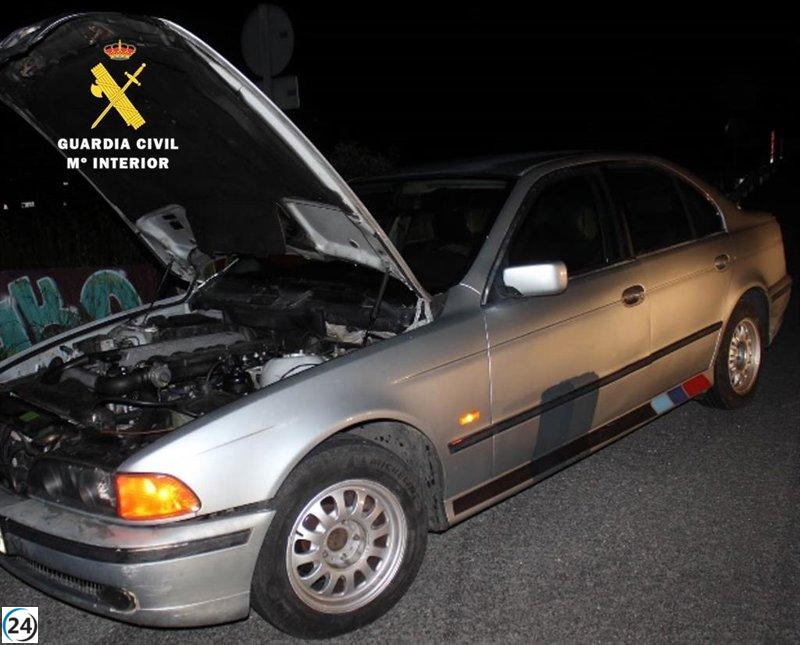 Arresto en Burgos por robo de matrículas para utilizar en autos de carreras clandestinas.