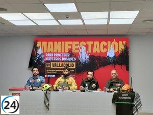 Bomberos de Valladolid convocan a una protesta el 24 de septiembre por la crisis de incendios: