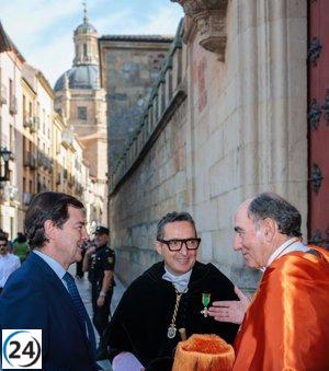 Mañueco resalta un aumento del 27% en el apoyo financiero a universidades en seis años.