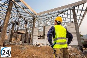 La construcción en Castilla y León se desploma un 18.5% hasta junio, con solo 585 proyectos en marcha.
