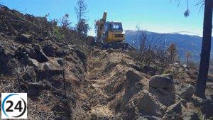 La CHT arranca proyectos de restauración en Molbeltrán tras incendios devastadores.