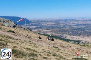 Accidente de parapente en Arcones: un deportista sufre lesiones durante el despegue.