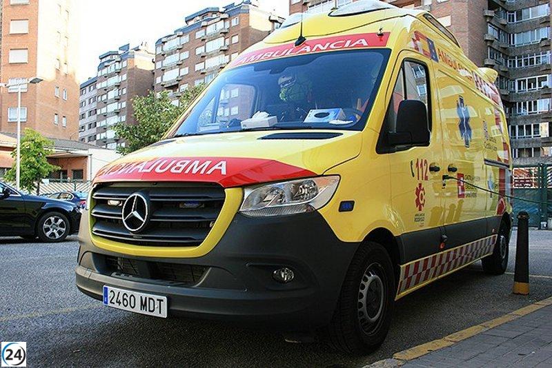 Conductora de patinete herida en accidente con coche en Burgos.