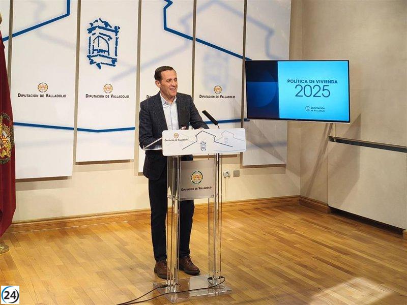 La Diputación de Valladolid eleva su Plan de Vivienda a 4,6 millones con un aumento de 1,5 millones.