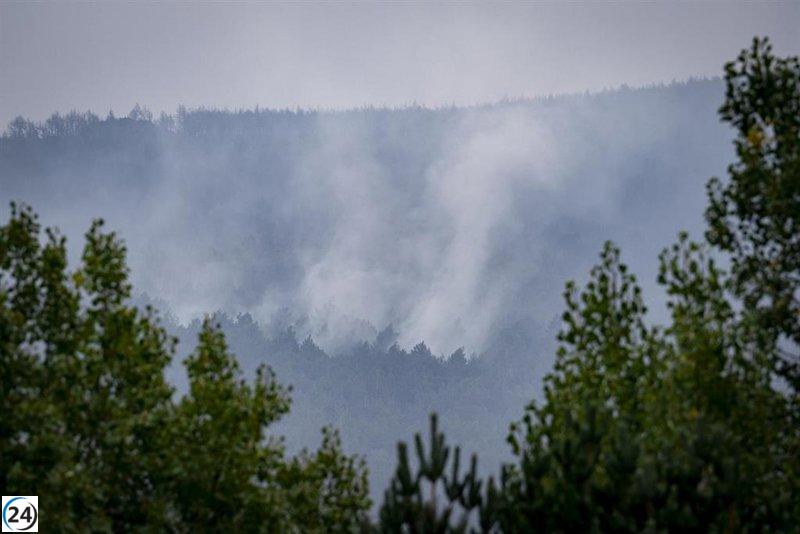 Incendio en Cerezo de Arriba se estabiliza, pero mantiene restricciones de acceso a La Pinilla.