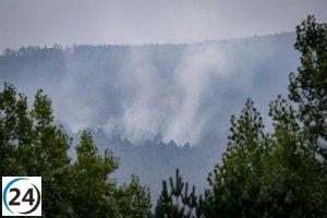 Incendio en Cerezo de Arriba se estabiliza, pero mantiene restricciones de acceso a La Pinilla.
