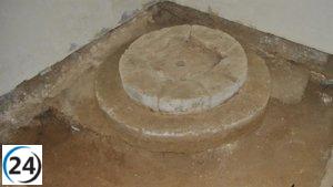 Hallan una antigua pila bautismal en la Parroquia del Salvador, Villacil de la Sobarriba, León.