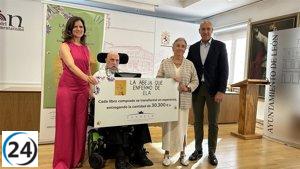 Urbano González dona 30.000 euros a Fundela para impulsar la investigación sobre el ELA.