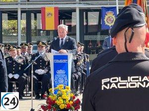 Valladolid conmemora el Día de la Policía Nacional con un homenaje lleno de emoción.