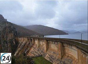 Los embalses del Duero ceden 113 hectómetros en una semana y están al 57% de su capacidad, una caída del 1,4%.