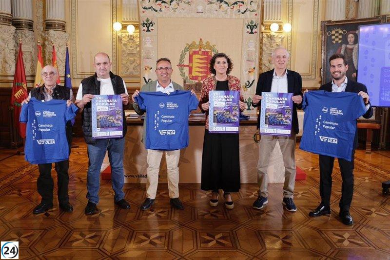 El domingo, Valladolid organiza una Caminata Solidaria a favor de la Fundación Banco de Alimentos.