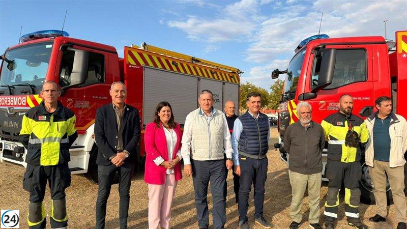 Zamora da la bienvenida a dos nuevos camiones de bomberos con una inversión de 658.240 euros.