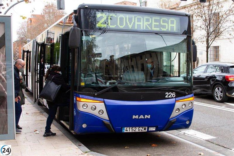 Aumento del 1,8% en tarifas de autobús urbano en agosto, a un nivel inferior al promedio.