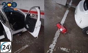 Arrestado el sospechoso del robo en un vehículo en un garaje comunitario en Burgos.