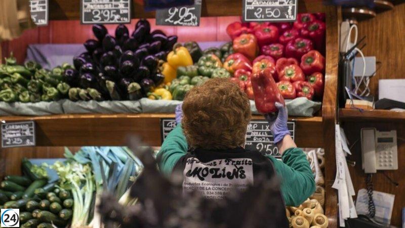 En septiembre, los precios descienden tres décimas mientras la inflación anual alcanza el 3%.