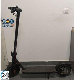 Liberan a un delincuente habitual con 29 arrestos por el robo de un patinete en Valladolid.