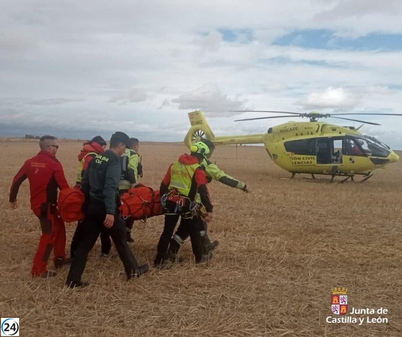 Encuentran en San Cebrián de Campos a un hombre de 72 años que había desaparecido.
