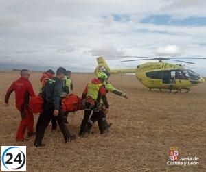 Encuentran en San Cebrián de Campos a un hombre de 72 años que había desaparecido.