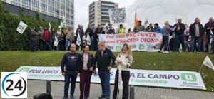 Agricultores en Valladolid exigen precios justos y la suspensión de la reforma de la PAC.