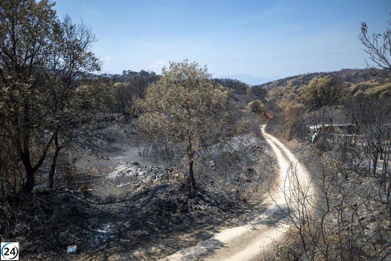 El Ayuntamiento de Puente Domingo Flórez prohíbe el uso de agua por la acumulación de cenizas de incendios.