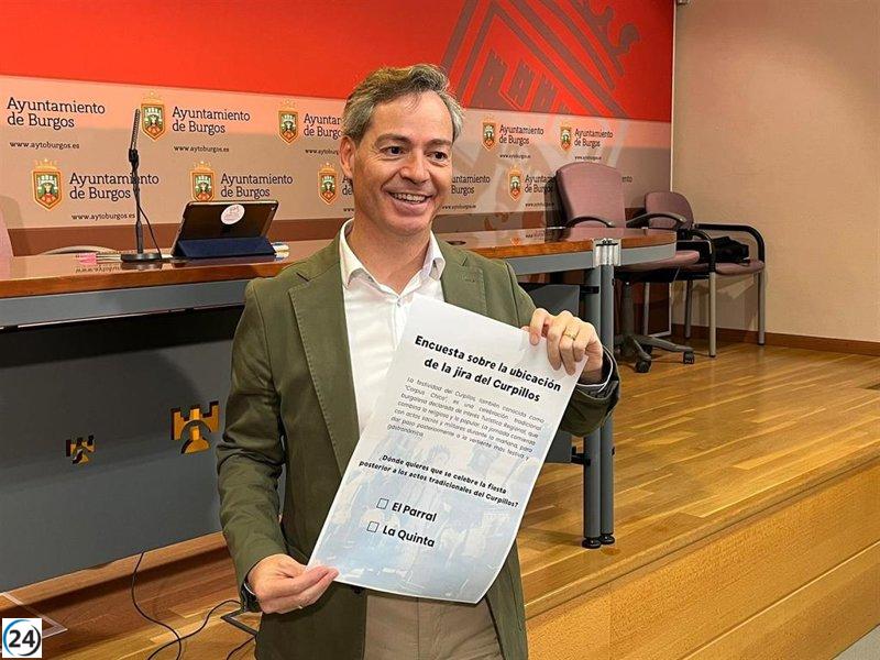 El Ayuntamiento de Burgos abre un debate público sobre la ubicación de la fiesta del Curpillos.