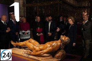 La Reina Sofía visita con entusiasmo la muestra de Las Edades del Hombre en Zamora.