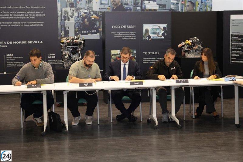 Horse y los sindicatos sellan un pacto inicial que la empresa califica de “justo y beneficioso”.
