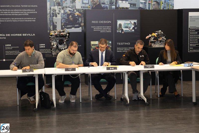 Horse y sindicatos sellan un histórico convenio que la empresa califica de 