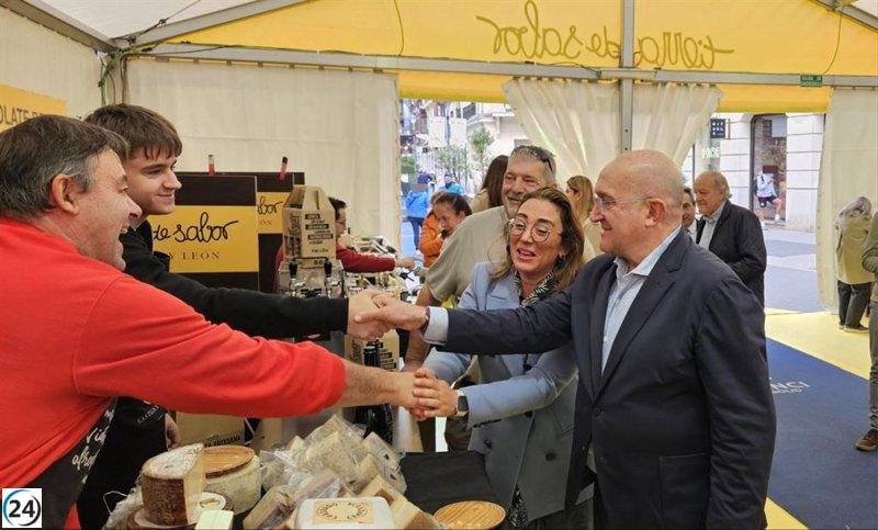 ‘Tierra de Sabor’ brinda a la calle Santiago de Valladolid una experiencia culinaria de Castilla y León durante la Seminci.