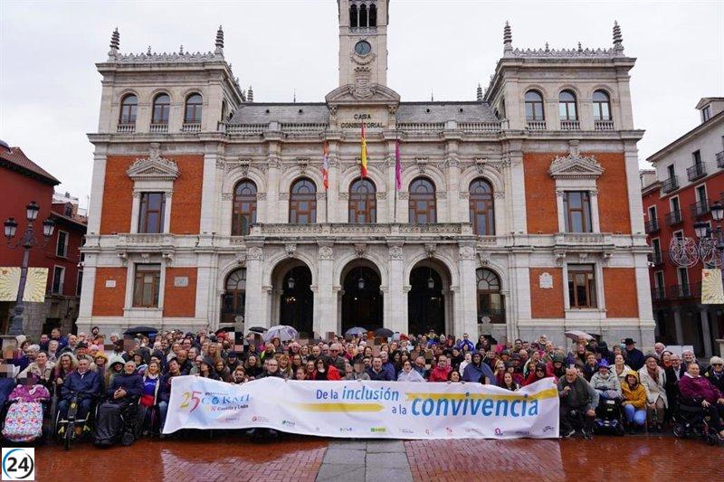 Valladolid se convierte en el epicentro de la inclusión con la masiva participación de personas con discapacidad de toda Castilla y León.