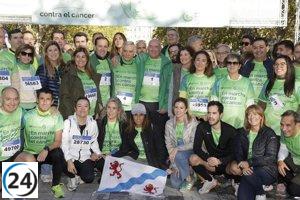 Valladolid se une en una multitudinaria marcha de 52.000 personas por la lucha contra el cáncer.