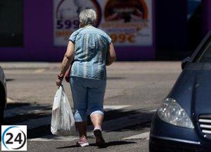 Aumento del 1,13% en pensionistas y del 4,52% en pagos de pensiones en octubre.