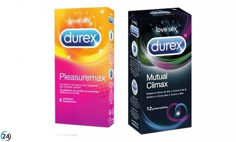 AEMPS alerta sobre la circulación de preservativos Durex falsificados en Salamanca.