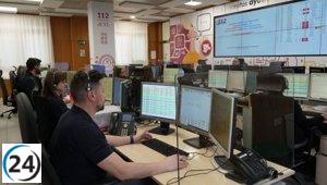 Motociclista lesionado al colisionar con un corzo en la SG-V-2041, Cuéllar.