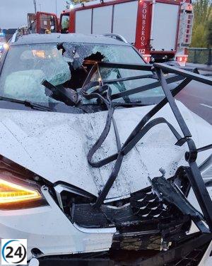 Accidente en la avenida Fernández Ladreda de León termina sin lesionados.